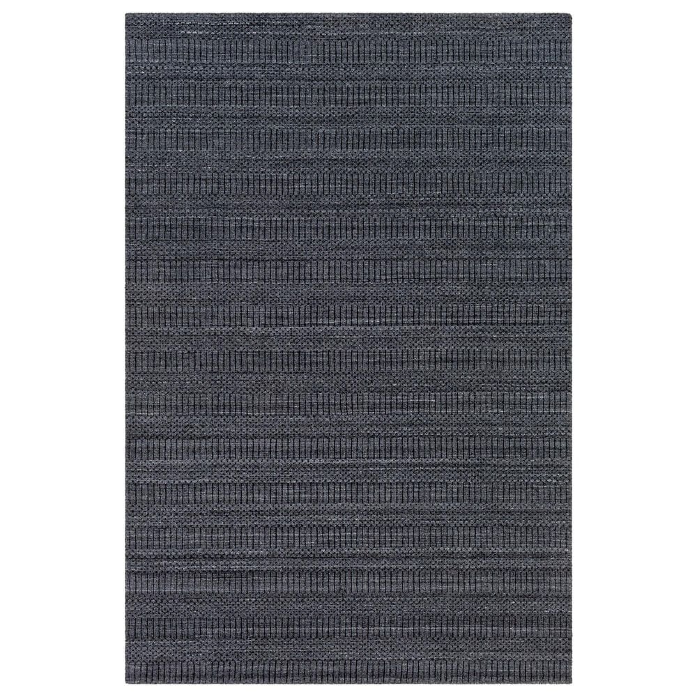 Surya Hickory Charcoal, Black and Gray 12" x 15" Indoor/Outdoor Area Rug, , large