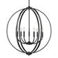 Golden Lighting Colson 9-Light Chandelier in Matte Black, , large
