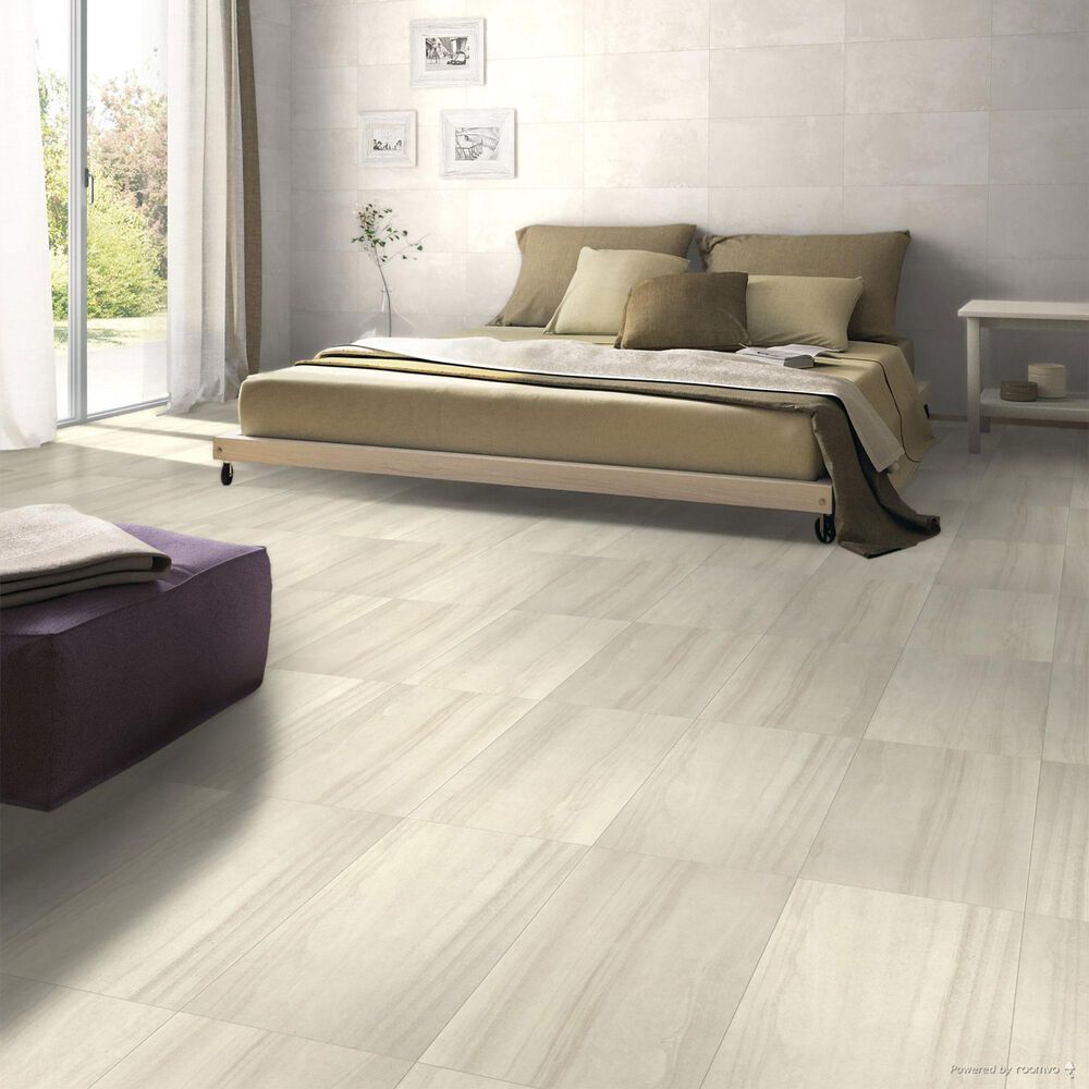 Dal-Tile Avery White 12&quot; x 24&quot; Porcelain Tile, , large