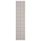 Safavieh Bermuda BMU803B 2" x 10" Ivory and Grey Indoor/Outdoor Performance Runner, , large
