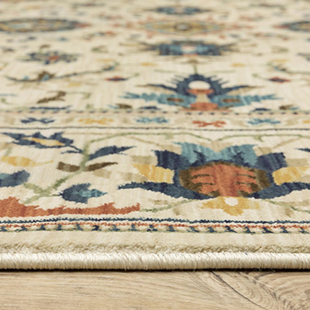 Oriental Weavers Francesca FR10A 2&#39; x 3&#39; Ivory Area Rug, , large
