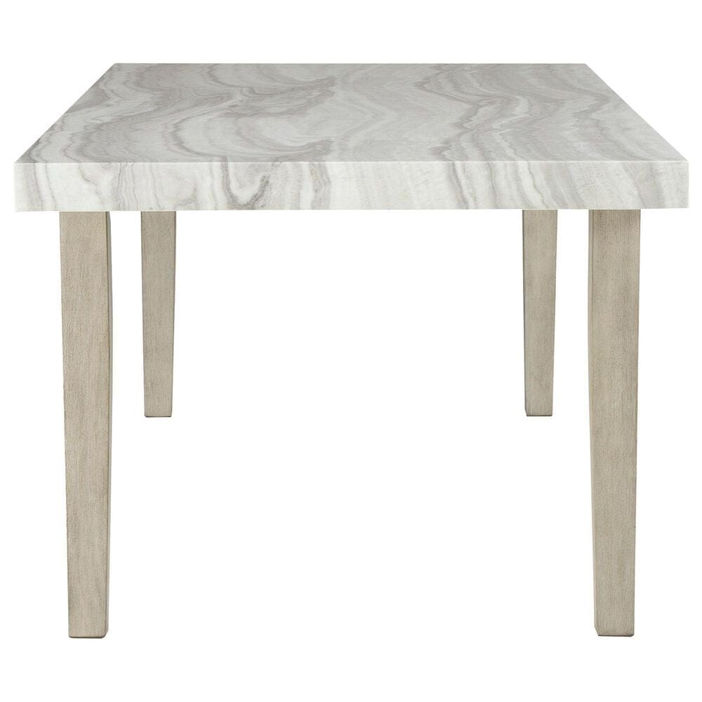 Ashley Larawyn Dining Table in Bisque, White and Gray - Table Only, , large