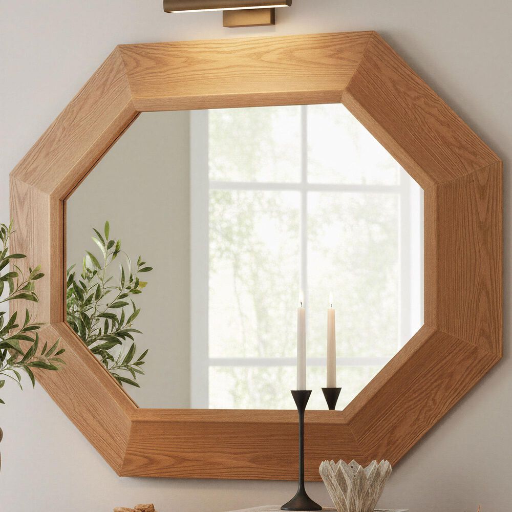 Zuo Modern Otekant Wall Mirror in Natural, , large