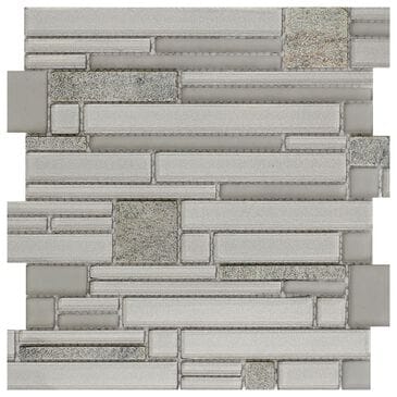 Emser Entity Spirit 12" x 12" Glass and Stone Mosaic Sheet, , large
