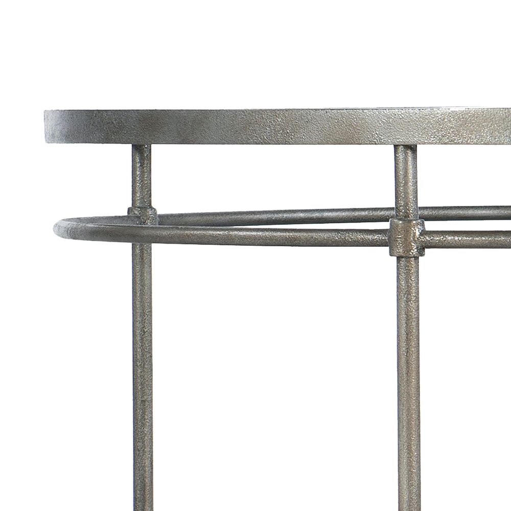 Hooker Furniture Round Cocktail Table in Silver, , large