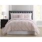 Pem America Arrow Pleated 8-Piece Full Bed in a Bag in Blush, , large