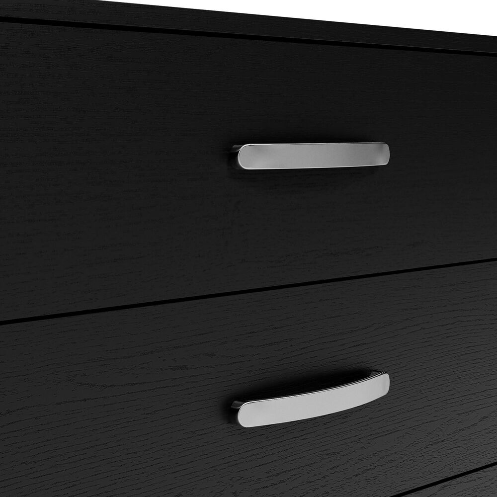 Ashley Finch 5-Drawer Chest in Black, , large
