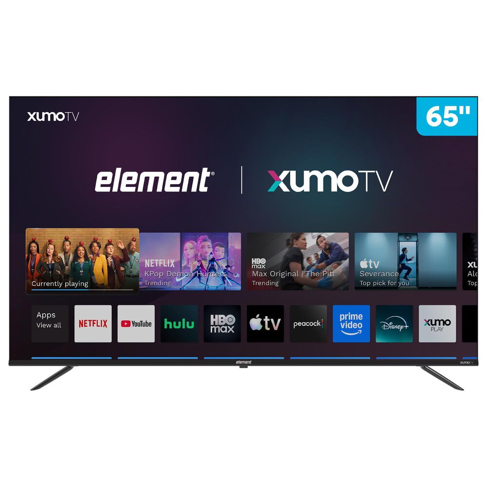 Element 65" 4K UHD HDR Xumo - Smart TV with 2.1 Channel Soundbar System in Black, , large