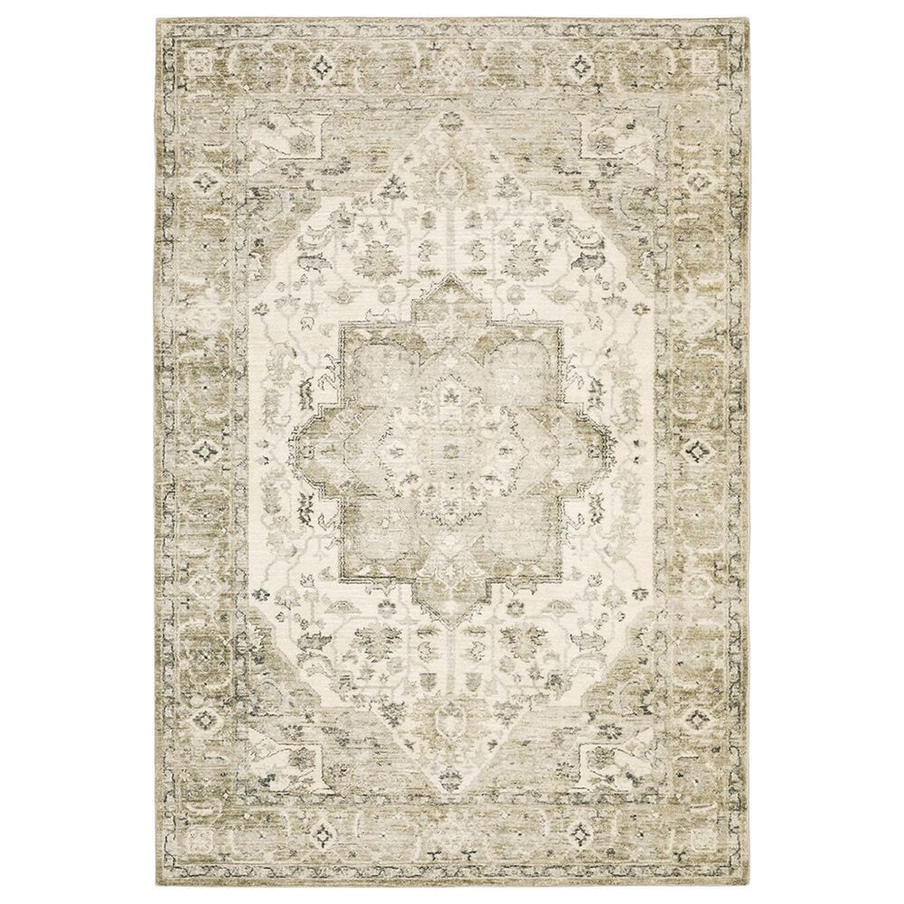 Oriental Weavers Savoy Monroe 28108 5"3" x 7"3" Green Area Rug, , large