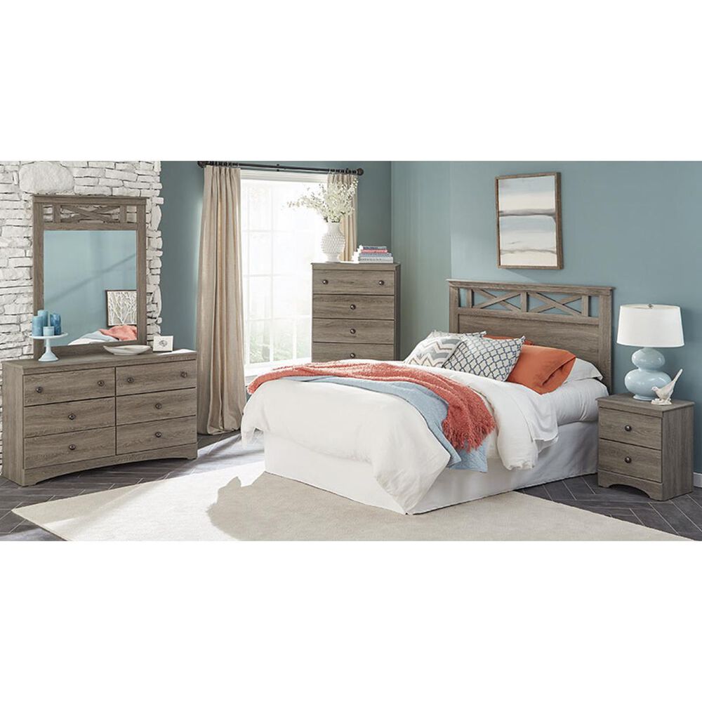 Seven Stars Mulberry Nightstand in Grey Antique, , large
