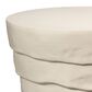 Splendor Living Marlowe Fiber Glass Indoor/Outdoor Side Table in Cream White, , large
