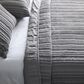 Ann Gish Rib 3-Piece Queen Coverlet Set in Slate, , large