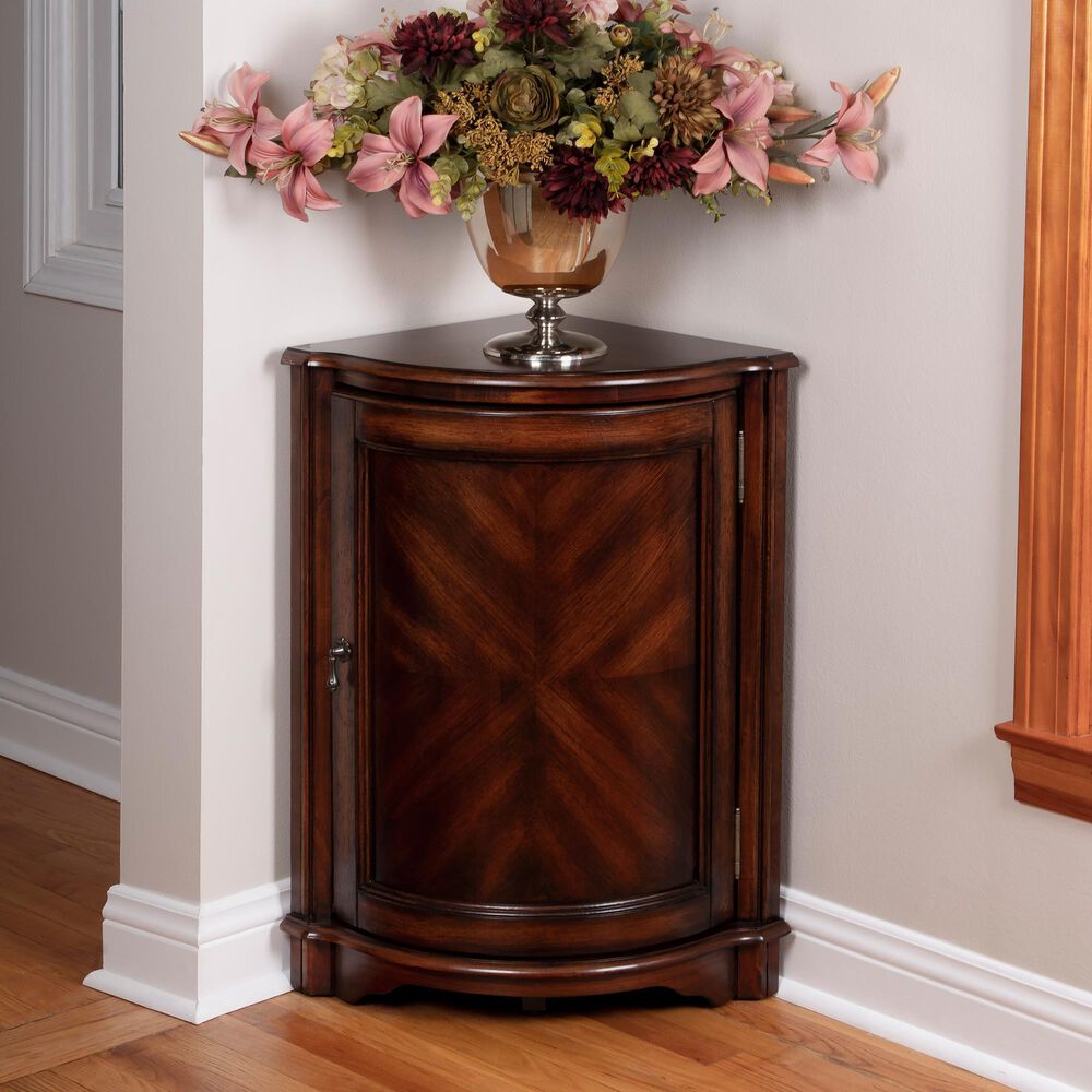 Butler Durham Corner Cabinet in Cherry, , large