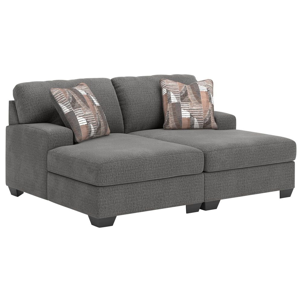 Ashley Clarington 2-Piece Symmetrical Super Chaise in Greystone, , large