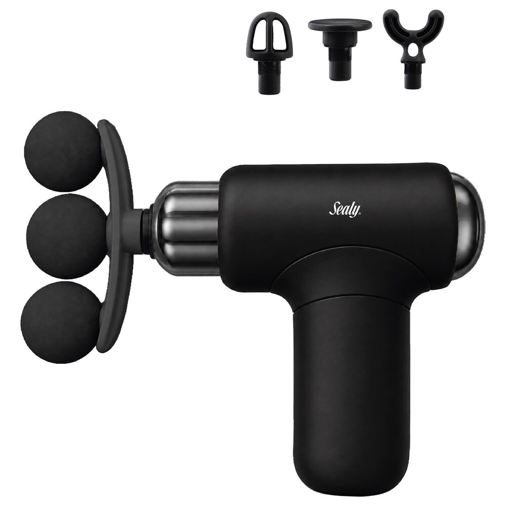 Sealy 3-Point Percussion Massager in Black, , large