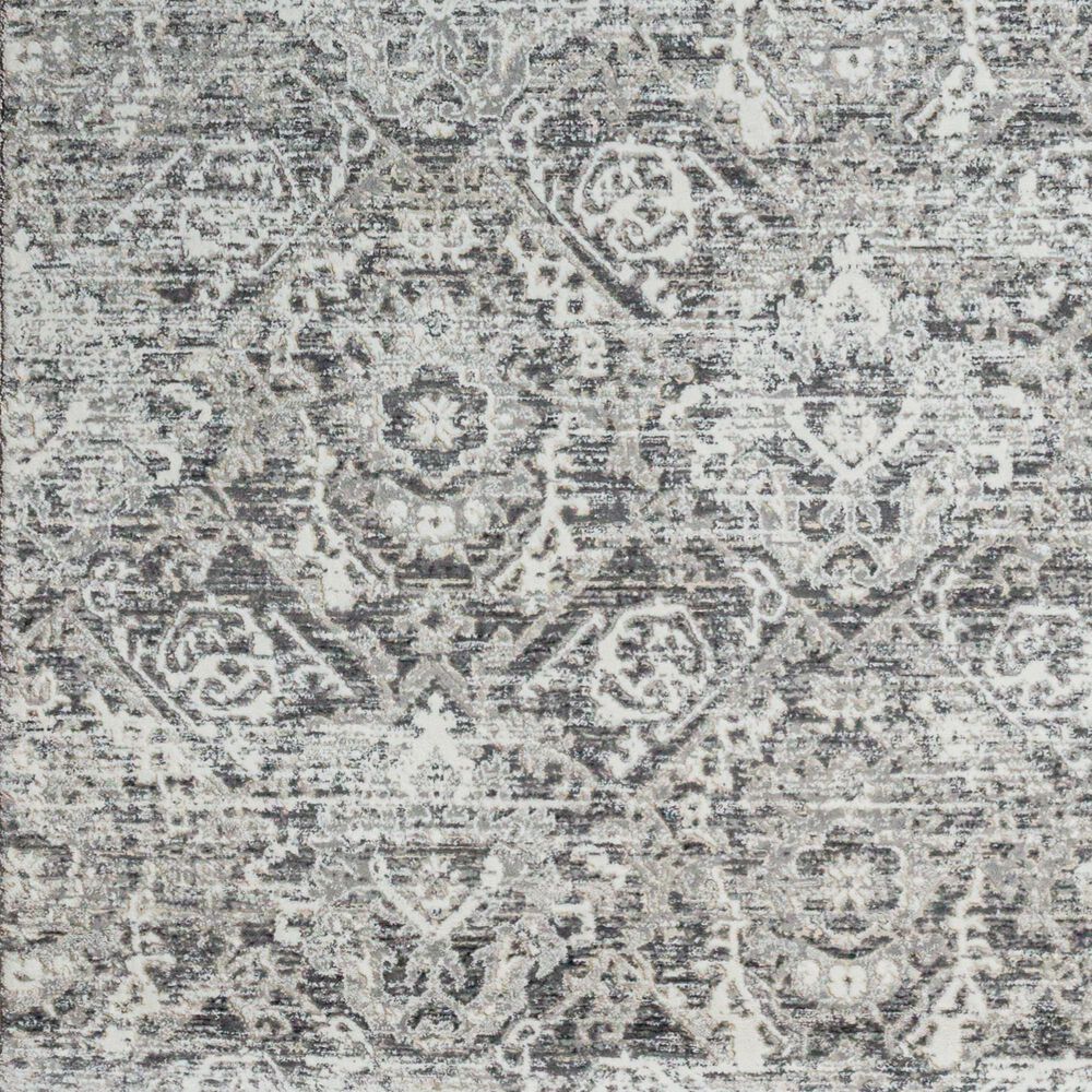 Radici USA Livigno Damask 5&#39;3&quot; x 7&#39;3&quot; Grey Area Rug, , large