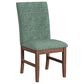 37B Santa Barbara Dining Side Chair with Avocado Upholstered in Walnut, , large