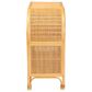 Baxton Studio Ovalet 2-Door Rattan Sideboard in Natural Brown, , large