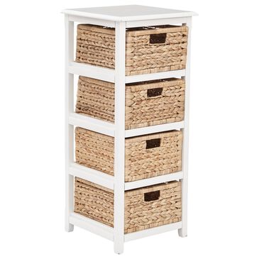 OSP Home Seabrook 4-Tier Storage Unit in White, , large