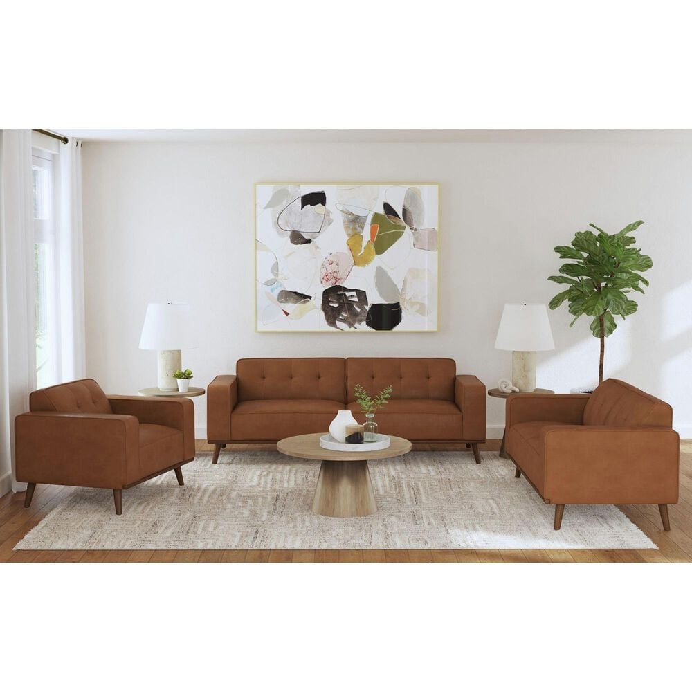 Mayberry Hill Destiny Stationary Sofa in Pebble Tan, , large