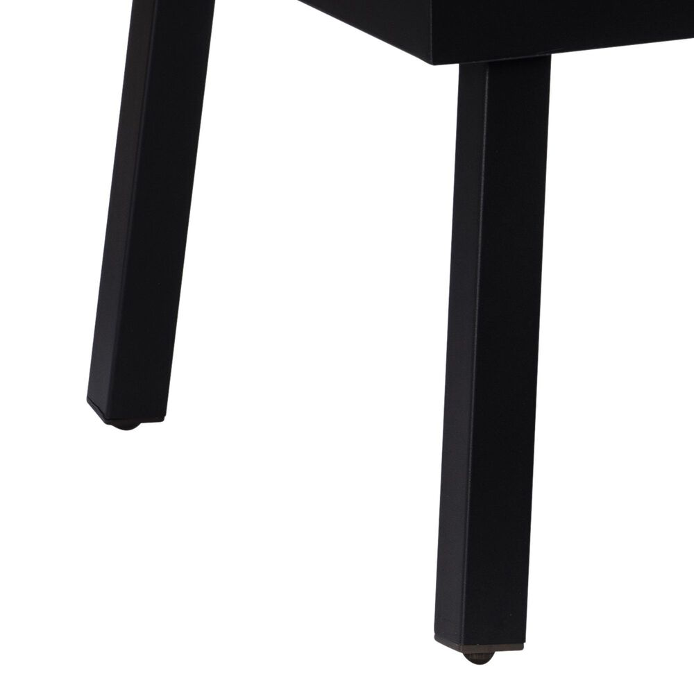 Linon Home Decor Holland Aluminum Coffee Table in Black, , large