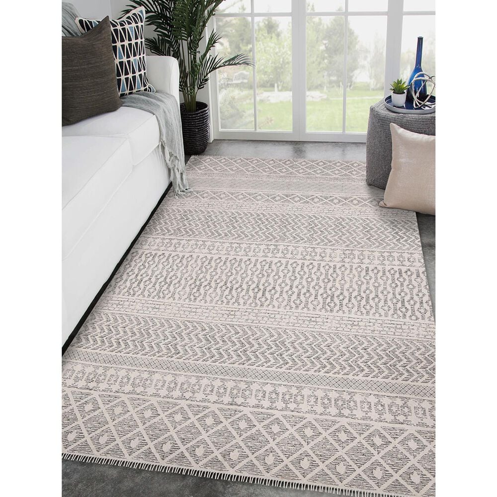 Amer Rugs Dune 3&#39; x 5&#39; Gray Area Rug, , large
