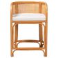 Baxton Studio Aria Counter Stool in Light Honey, , large