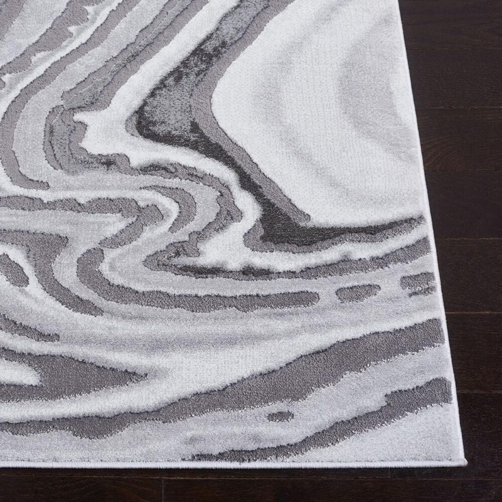 Safavieh Craft CFT843F 6&#39;7&quot; Square Light Grey and Grey Area Rug, , large