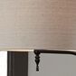 Ashley Anemoon Floor Lamp in Black, , large
