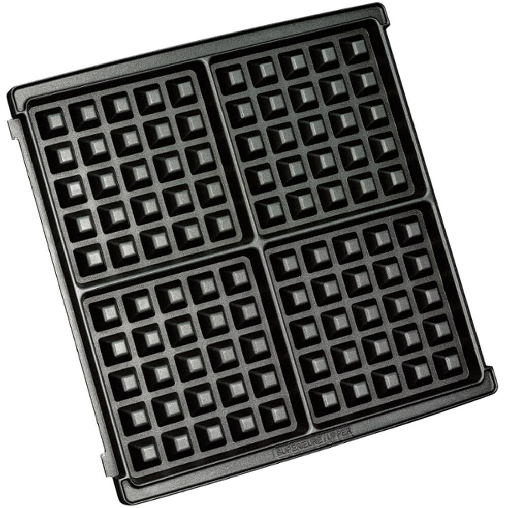 Krups Belgian 4-Slice Waffle Maker in Stainless Steel and Black, , large