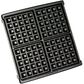 Krups Belgian 4-Slice Waffle Maker in Stainless Steel and Black, , large