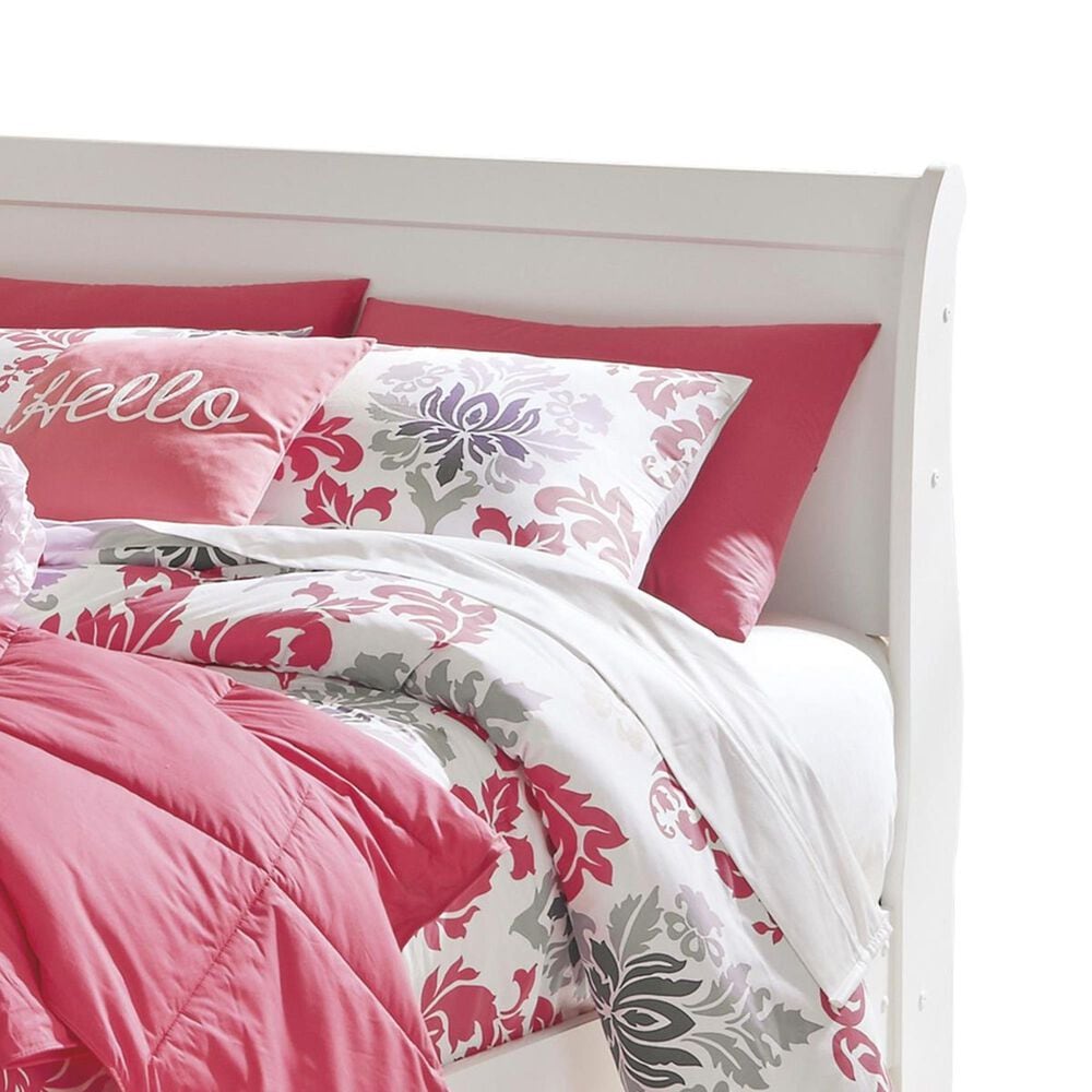 Ashley Anarasia Full Sleigh Bed in White, , large