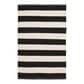 Surya Picnic PIC-4005 2" x 3" Black/Cream Scatter Rug, , large