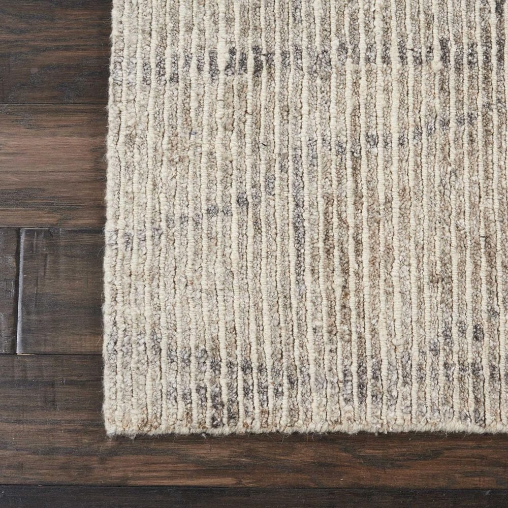 Nourison Ellora ELL02 9&#39;9&quot; x 13&#39;9&quot; Stone Area Rug, , large