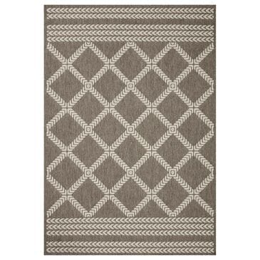Loloi Rainier RAI-05 2"3" x 7"7" Natural and Ivory Indoor/Outdoor Area Performance Rug, , large