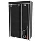 Timberlake Lavish Home Wardrobe Closet Organizer in Black, , large