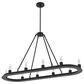 Hunter Saddlewood 10-Light Chandelier in Natural Iron, , large