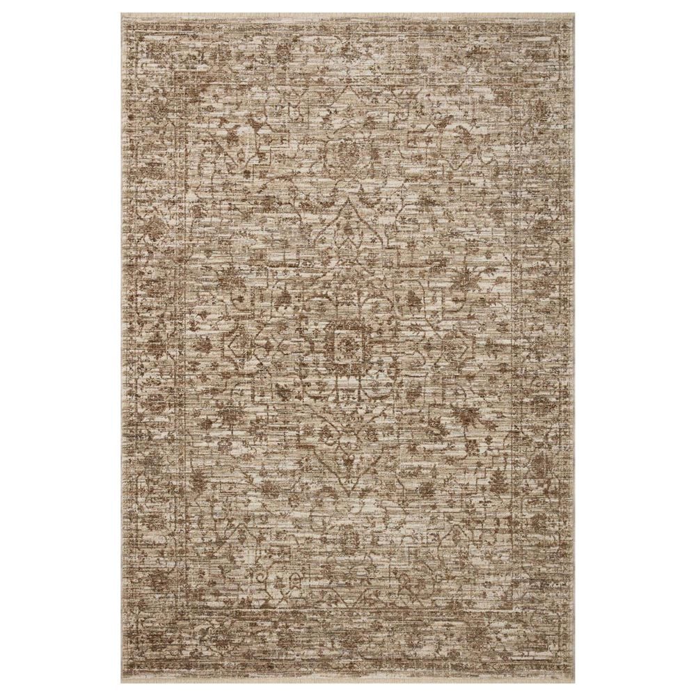 Loloi II Sorrento 9"6" Round Bark and Natural Area Rug, , large
