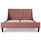 Jennifer Taylor Home Aspen Queen Upholstered Platform Bed in Ash Rose, , large