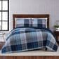 Pem America Truly Soft Trey 2-Piece Twin XL Quilt Set in Blue, , large