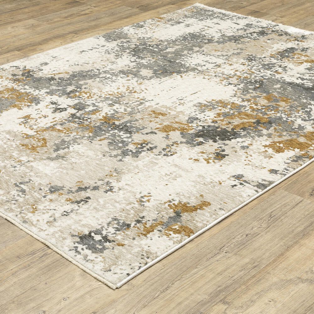 Oriental Weavers Hayden 7&#39;10&quot; x 10&#39;10&quot; Beige and Grey Area Rug, , large