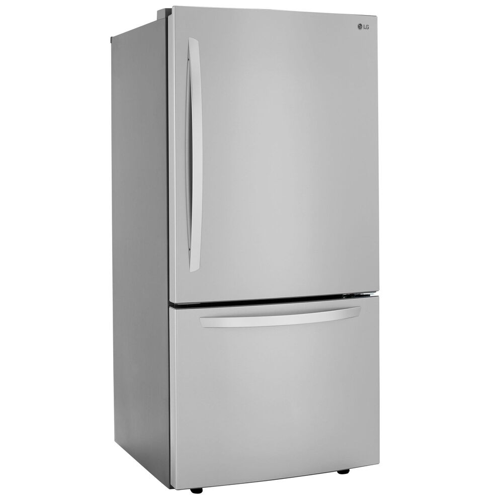 LG 26 Cu. Ft. Bottom-Freezer Refrigerator in Stainless Steel, , large