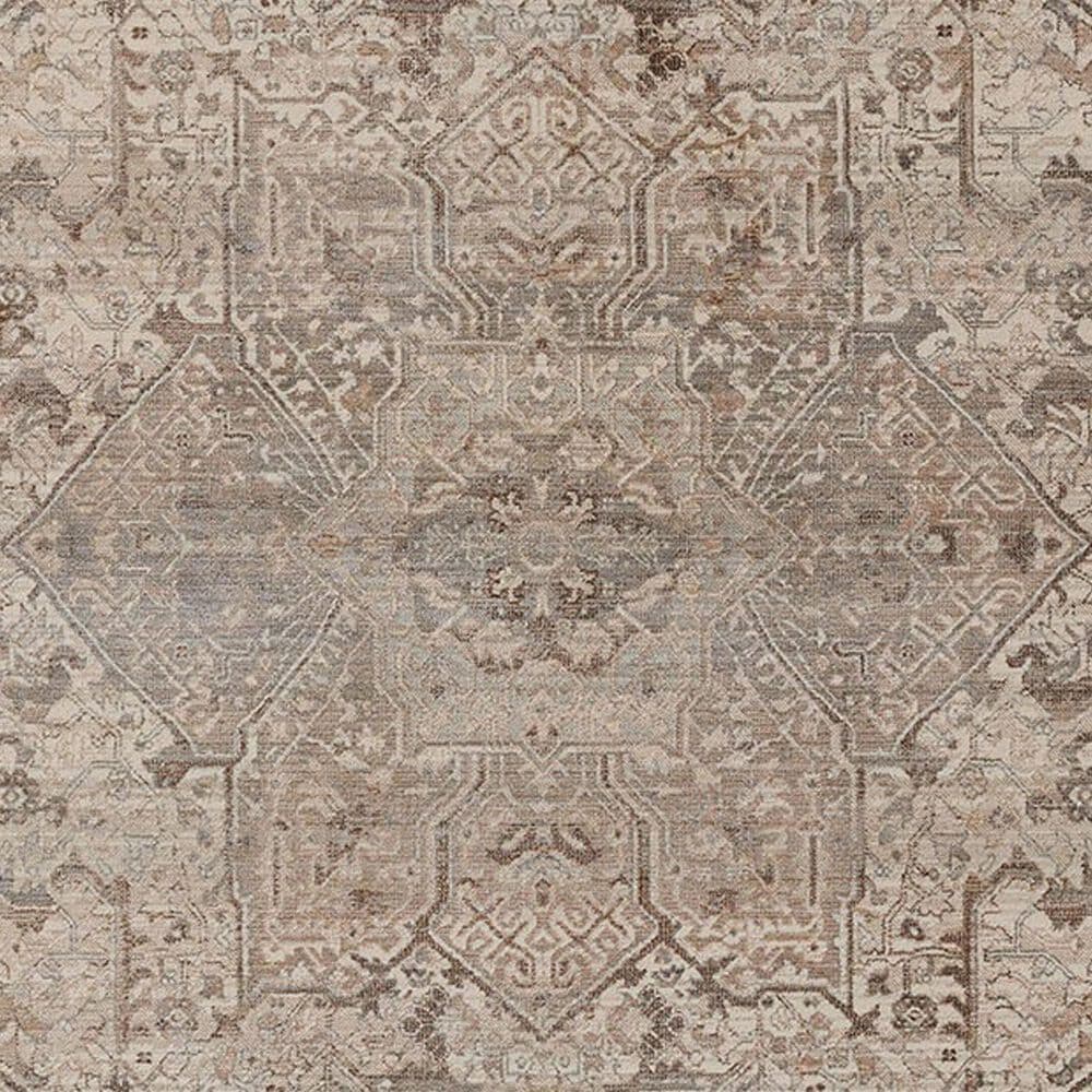 Momeni Izmir IZ-10 5&#39; Round Grey Area Rug, , large