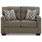 Ashley Mahoney Stationary Loveseat in Chocolate, , large