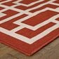 Oriental Weavers Meridian 7"10" x 10"10" Red Area Performance Rug, , large