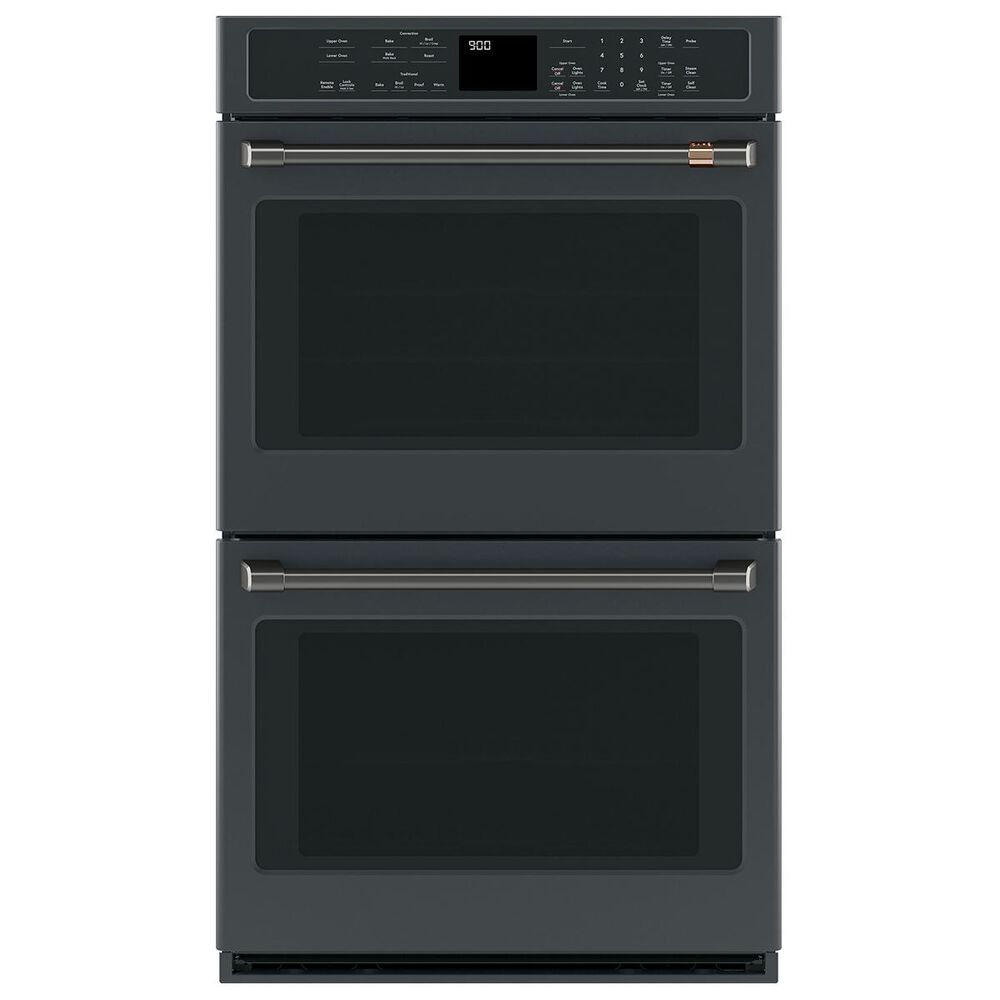 Cafe Handle Kit for Double Wall Oven in Brushed Black, , large