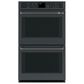 Cafe Handle Kit for Double Wall Oven in Brushed Black, , large