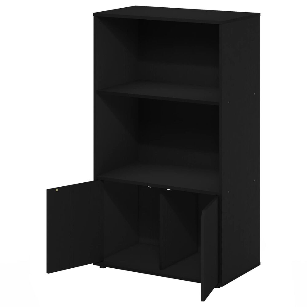 HOMLUX Kitchen Storage Shelf with Cabinet in Americano, , large
