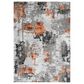 Safavieh Craft CFT820P 2"7" x 5" Grey and Orange Area Rug, , large
