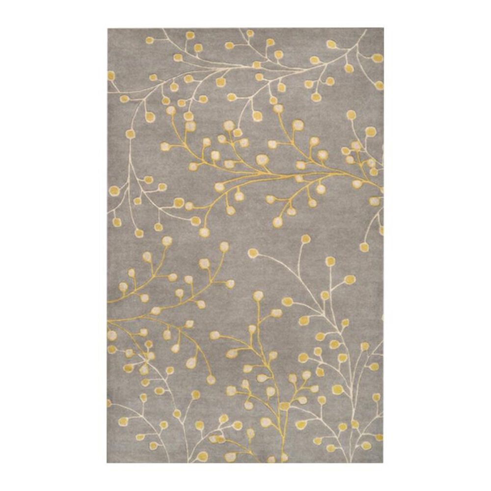 Surya Athena ATH-5060 6" x 9" Gray, Taupe and Mustard Area Rug, , large